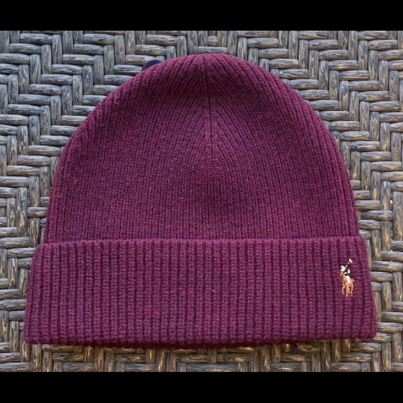 POLO RALPH LAUREN MERINO WOOL BEANIES $50 each - Picture 1 of 4